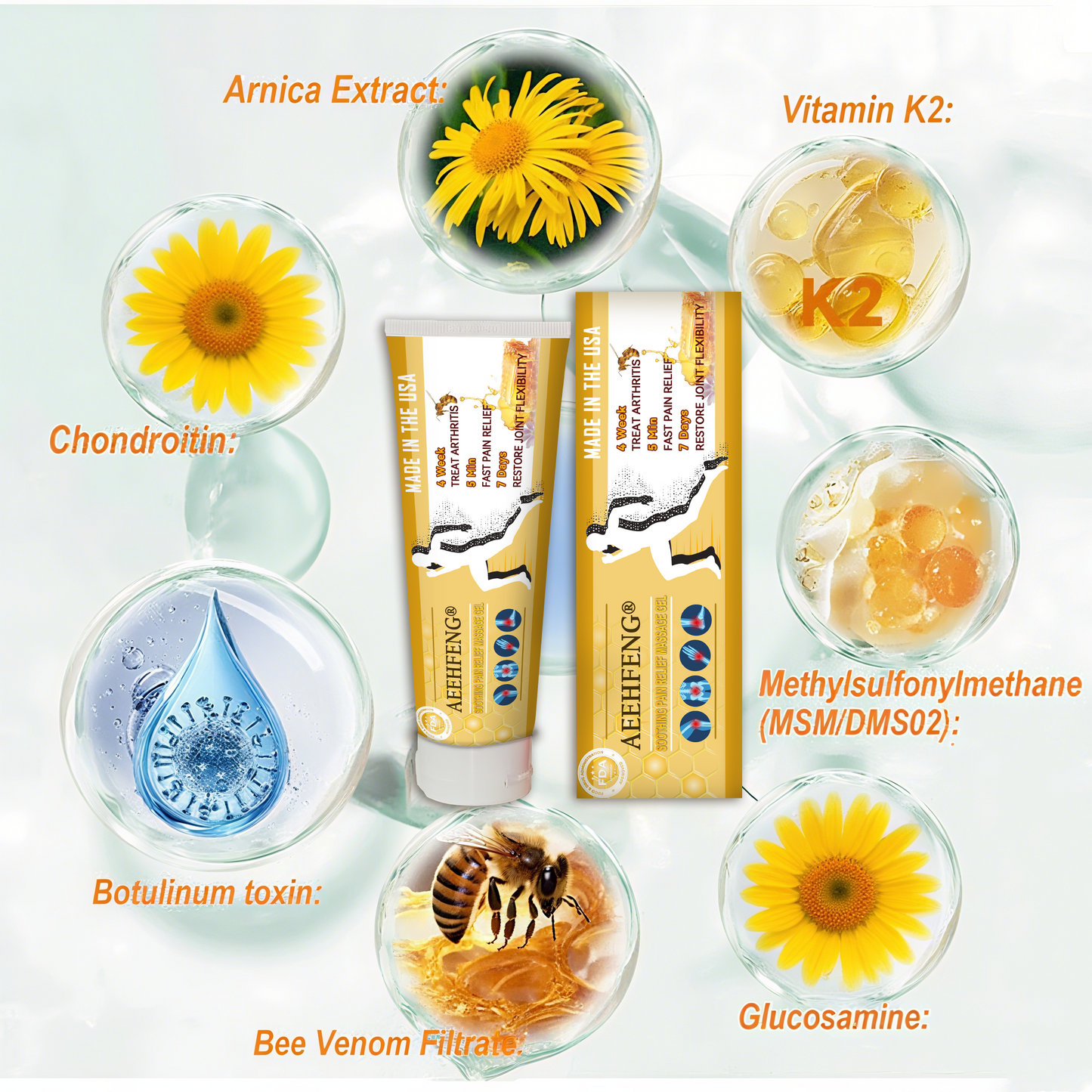 Aeehfeng® Only 8 PCS left! We are offering you an additional 30% OFF! Your orthopedic surgeon recommends that you use 4-5 consecutive PCS to restore your joints to health! If you miss this opportunity, you'll have to wait until next year!