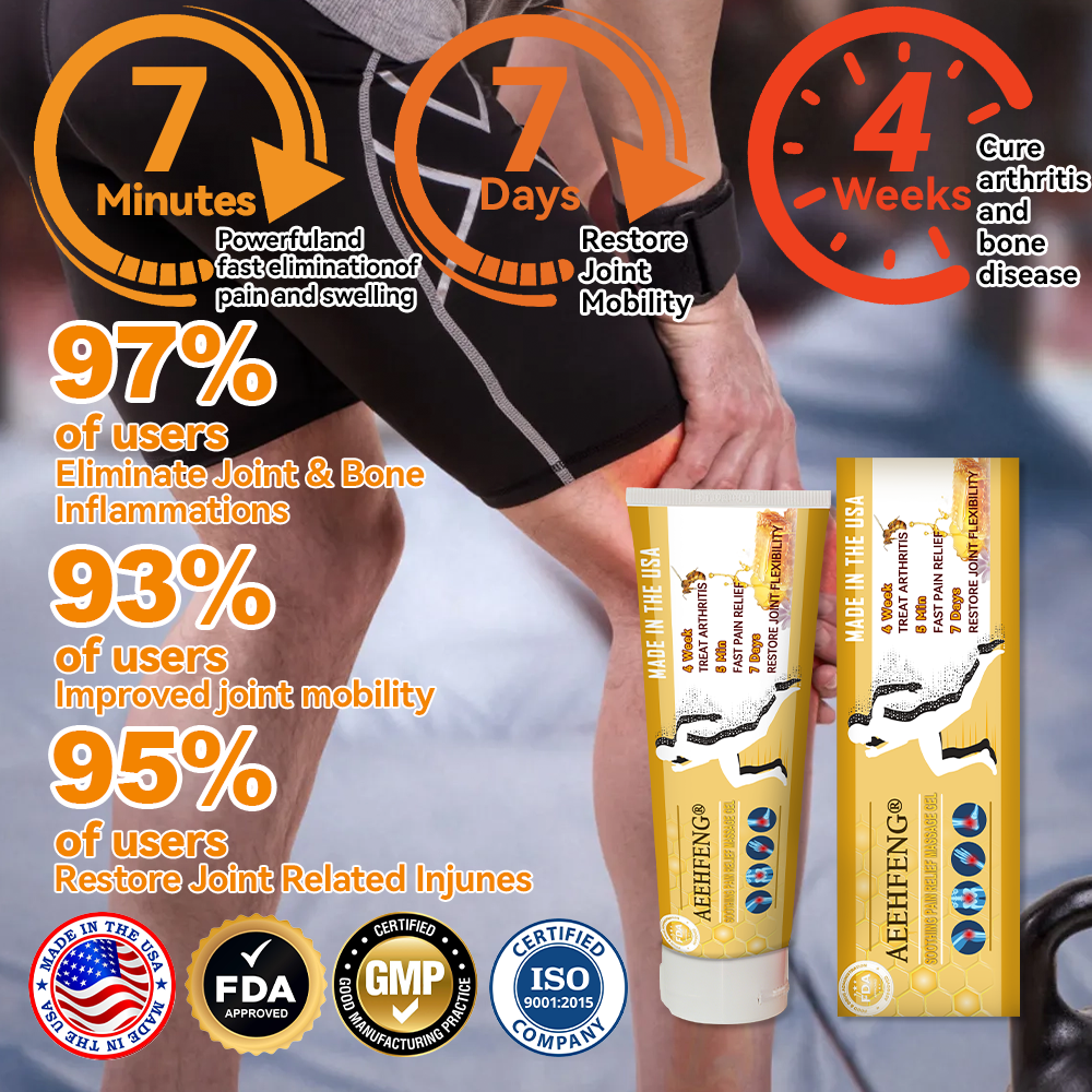 Aeehfeng® Only 8 PCS left! We are offering you an additional 30% OFF! Your orthopedic surgeon recommends that you use 4-5 consecutive PCS to restore your joints to health! If you miss this opportunity, you'll have to wait until next year!