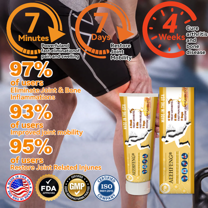 Aeehfeng® Only 8 PCS left! We are offering you an additional 30% OFF! Your orthopedic surgeon recommends that you use 4-5 consecutive PCS to restore your joints to health! If you miss this opportunity, you'll have to wait until next year!